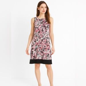 J.Jill Wearever Women’s XS Floral Sleeveless Shift Dress Dress Cottagecore
